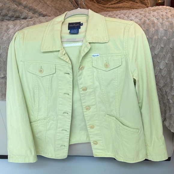Faconnable Jean Jacket Highlighter Yellow - Picture 2 of 7